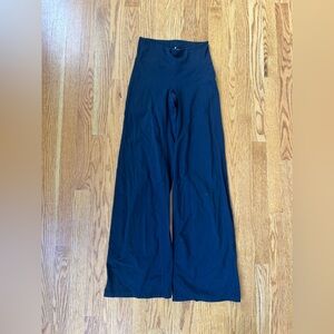 Athleta Black Wide-Leg Bootcut Yoga Pants